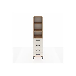 Hyperion Dolap 3 Raflı 4 Çekmeceli 44x44x195 Çam-aytaşı