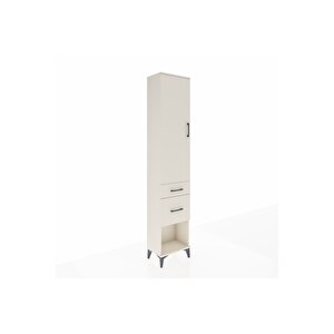 Arges Dolap 2 Raflı 2 Çekmeceli Tek Askılı 44x30x221 Aytaşı-aytaşı