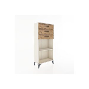 Hyperion Dolap Tek Raflı 3 Çekmeceli 60x44x134 Aytaşı-çam