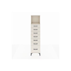 Arges Dolap Tek Raflı 7 Çekmeceli 44x30x182 Aytaşı-aytaşı