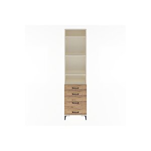 Arges Dolap 4 Raflı 4 Çekmeceli 60x30x243 Aytaşı-çam