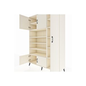 Hyperion Gardrop 11 Raflı 5 Kapaklı 132x44x195 Aytaşı-aytaşı