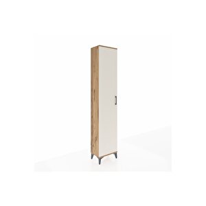 Arges Dolap 2 Raflı Tek Kapaklı Tek Askılı 44x30x221 Çam-aytaşı