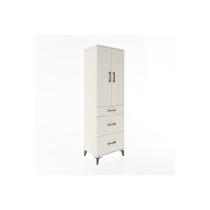 Hyperion Dolap 3 Raflı 3 Çekmeceli 2 Kapaklı 60x44x195 Aytaşı-aytaşı