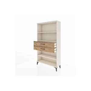 Arges Dolap 3 Raflı 2 Çekmeceli 88x30x163 Aytaşı-çam