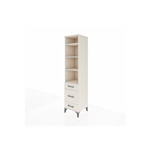 Hyperion Dolap 4 Raflı 3 Çekmeceli 44x44x195 Aytaşı-aytaşı