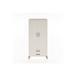 Hyperion Dolap 4 Raflı 2 Çekmeceli 2 Kapaklı 88x44x182 Aytaşı-aytaşı