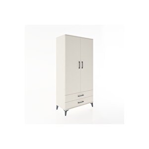 Hyperion Dolap 4 Raflı 2 Çekmeceli 2 Kapaklı 88x44x182 Aytaşı-aytaşı