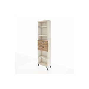 Arges Dolap 4 Raflı 2 Çekmeceli 60x30x221 Aytaşı-çam