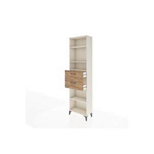 Arges Dolap 4 Raflı 2 Çekmeceli 60x30x221 Aytaşı-çam