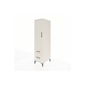 Kronos Dolap 4 Raflı 2 Çekmeceli Tek Kapaklı 44x59x182 Aytaşı-aytaşı