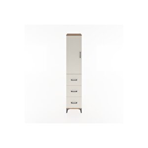 Hyperion Dolap 2 Raflı 3 Çekmeceli Tek Askılı 44x44x221 Çam-aytaşı