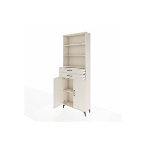 Arges Dolap 4 Raflı 2 Çekmeceli 2 Kapaklı 88x30x243 Aytaşı-aytaşı
