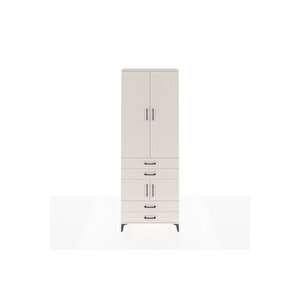 Arges Dolap 5 Raflı 4 Çekmeceli 4 Kapaklı 88x30x243 Aytaşı-aytaşı