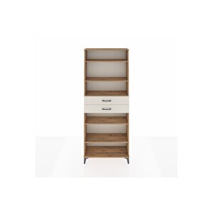Arges Dolap 5 Raflı 2 Çekmeceli 88x30x221 Çam-aytaşı