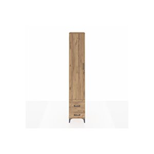 Hyperion Dolap 5 Raflı 2 Çekmeceli Tek Kapaklı 44x44x243 Çam-çam