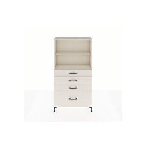 Arges Dolap 2 Raflı 4 Çekmeceli 88x30x163 Aytaşı-aytaşı