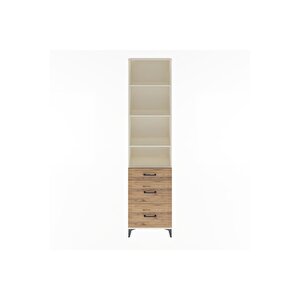 Arges Dolap 4 Raflı 3 Çekmeceli 60x30x243 Aytaşı-çam