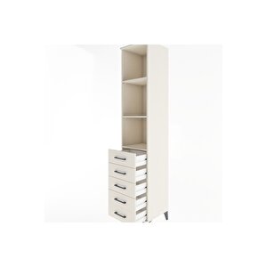 Hyperion Dolap 3 Raflı 5 Çekmeceli 44x44x221 Aytaşı-aytaşı