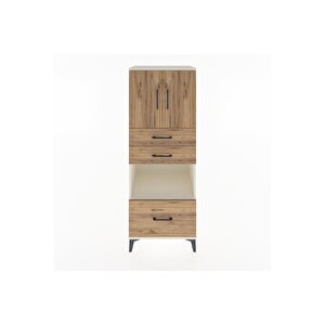 Hyperion Dolap 3 Raflı 3 Çekmeceli 2 Kapaklı 60x44x163 Aytaşı-çam