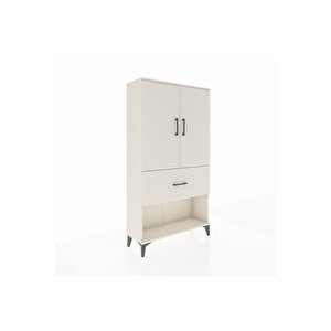 Arges Dolap Tek Raflı Tek Çekmeceli Tek Askılı 88x30x163 Aytaşı-aytaşı