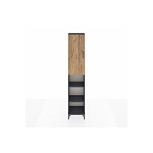 Arges Dolap 5 Raflı Tek Kapaklı 44x30x221 Antrasit-çam