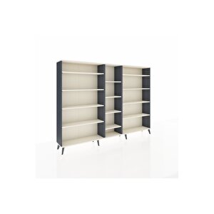 Arges Dolap 11 Raflı  220x30x163 Antrasit-aytaşı