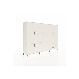 Hyperion Dolap 12 Raflı 2 Çekmeceli 7 Kapaklı 220x44x163 Aytaşı-aytaşı