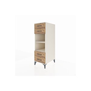 Kronos Dolap 2 Raflı 4 Çekmeceli 44x59x134 Aytaşı-çam