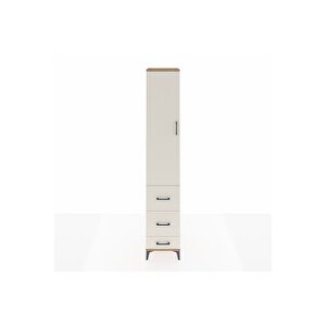 Hyperion Dolap 2 Raflı 3 Çekmeceli Tek Askılı 44x44x243 Çam-aytaşı