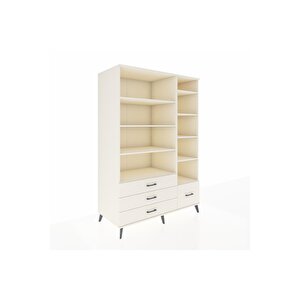 Kronos Dolap 9 Raflı 4 Çekmeceli  132x59x195 Aytaşı-aytaşı/aytaşı