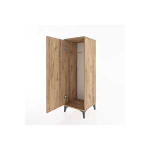 Hyperion Dolap Tek Kapaklı Tek Askılı 44x44x134 Çam-çam