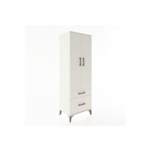 Hyperion Dolap 4 Raflı 2 Çekmeceli 2 Kapaklı 60x44x182 Aytaşı-aytaşı