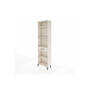 Arges Dolap 4 Raflı Tek Çekmeceli 60x30x221 Aytaşı-aytaşı