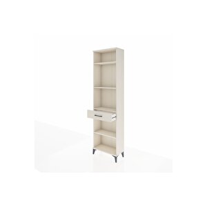 Arges Dolap 4 Raflı Tek Çekmeceli 60x30x221 Aytaşı-aytaşı