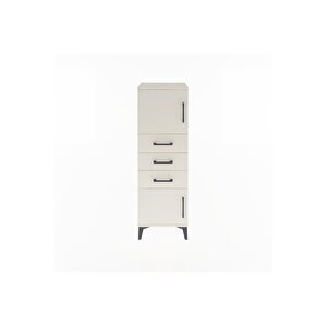 Arges Dolap 2 Raflı 3 Çekmeceli 2 Kapaklı 44x30x134 Aytaşı-aytaşı