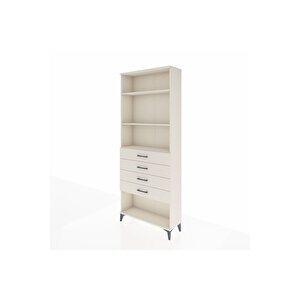 Arges Dolap 3 Raflı 4 Çekmeceli 88x30x221 Aytaşı-aytaşı