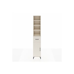 Hyperion Dolap 5 Raflı Tek Çekmeceli Tek Kapaklı 44x44x243 Aytaşı-aytaşı