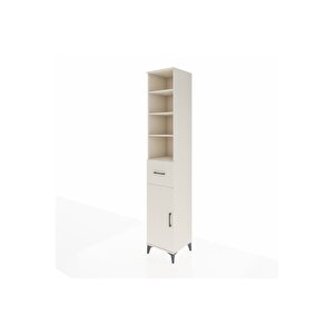 Hyperion Dolap 5 Raflı Tek Çekmeceli Tek Kapaklı 44x44x243 Aytaşı-aytaşı