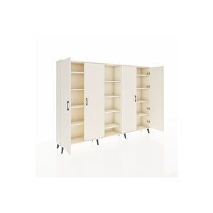 Arges Dolap 12 Raflı 4 Kapaklı 220x30x163 Aytaşı-aytaşı