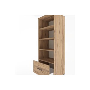 Hyperion Dolap 4 Raflı Tek Çekmeceli 60x44x163 Çam-çam