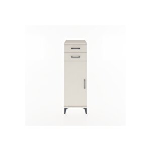 Hyperion Dolap 2 Raflı 2 Çekmeceli Tek Kapaklı 44x44x134 Aytaşı-aytaşı