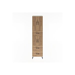 Hyperion Dolap 3 Raflı 3 Çekmeceli 4 Kapaklı 60x44x243 Aytaşı-çam