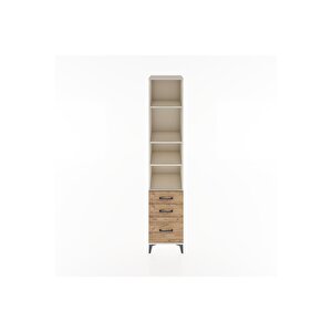 Hyperion Dolap 4 Raflı 3 Çekmeceli 44x44x221 Aytaşı-çam