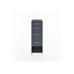 Hyperion Dolap 4 Çekmeceli 44x44x134 Antrasit-antrasit