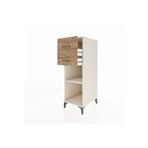 Kronos Dolap Tek Raflı 2 Çekmeceli 44x59x134 Aytaşı-çam