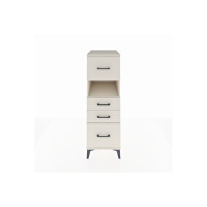 Kronos Dolap Tek Raflı 4 Çekmeceli 44x59x134 Aytaşı-aytaşı