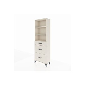 Arges Dolap 3 Raflı 3 Çekmeceli 60x30x182 Aytaşı-aytaşı