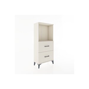 Hyperion Dolap Tek Raflı 2 Çekmeceli 60x44x134 Aytaşı-aytaşı