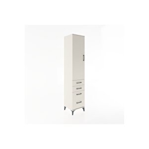 Hyperion Dolap 2 Raflı 4 Çekmeceli Tek Askılı 44x44x221 Aytaşı-aytaşı